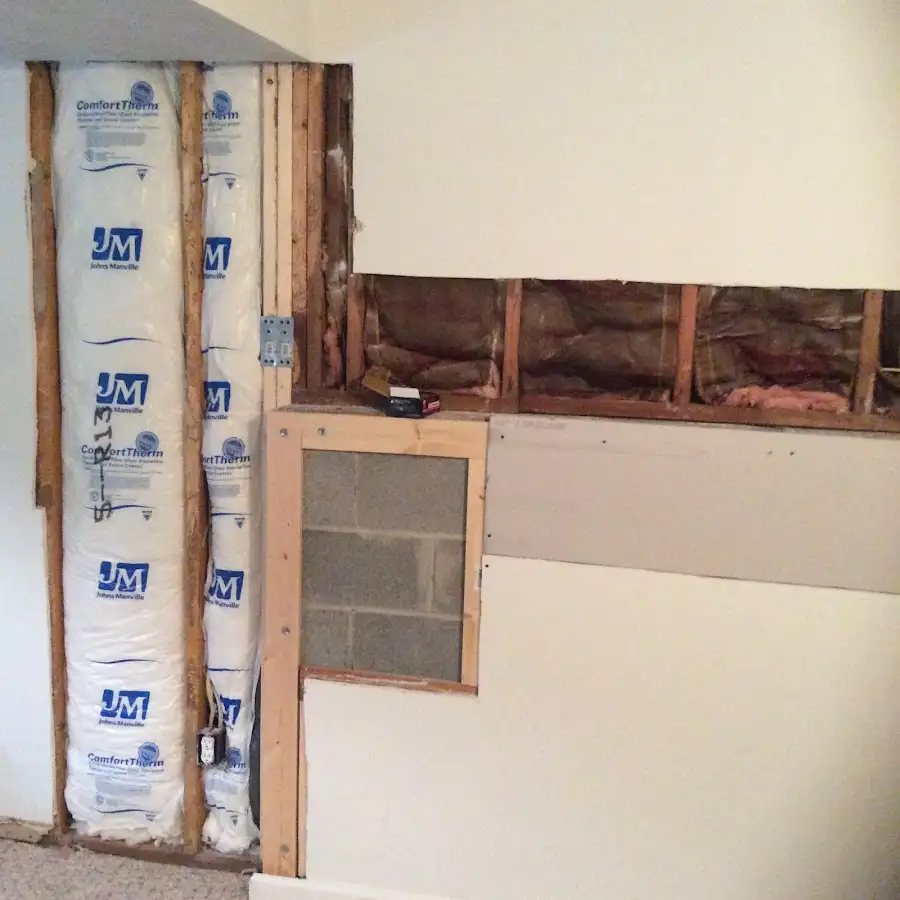Wall insulation replacement during Odor Removal & Deodorization in Niles